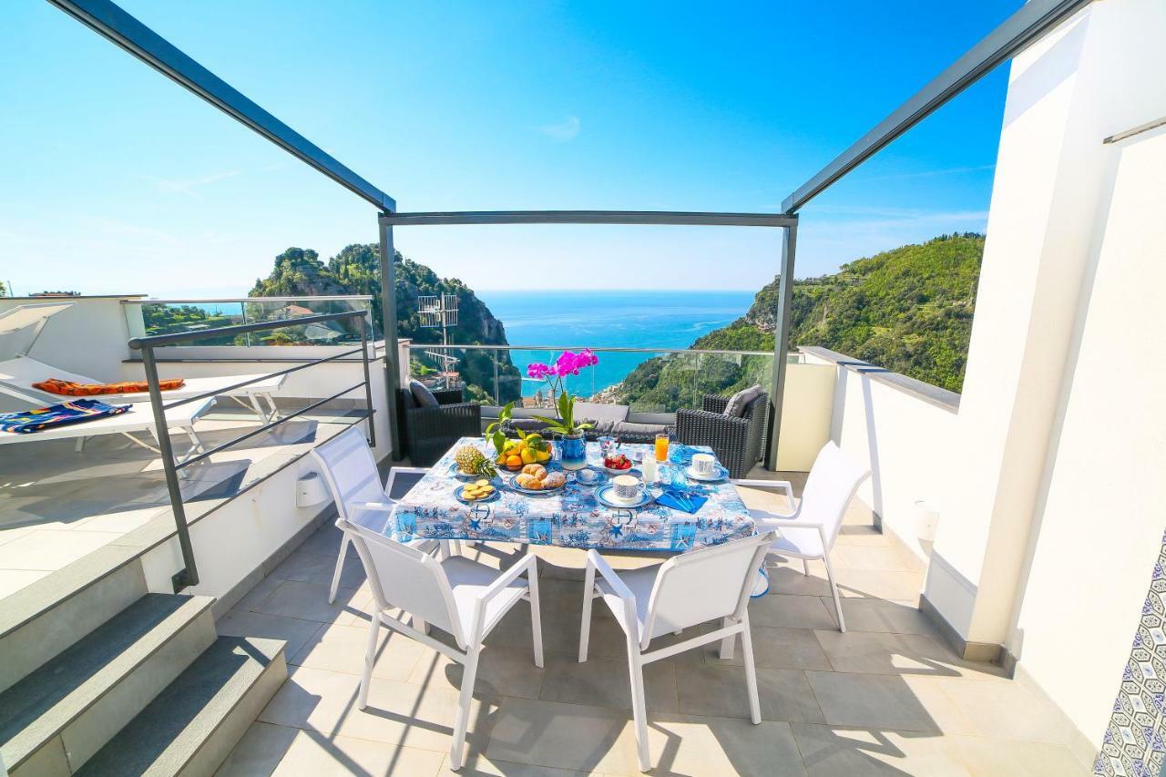 Villa Admiring Amalfi Scala Esterno foto