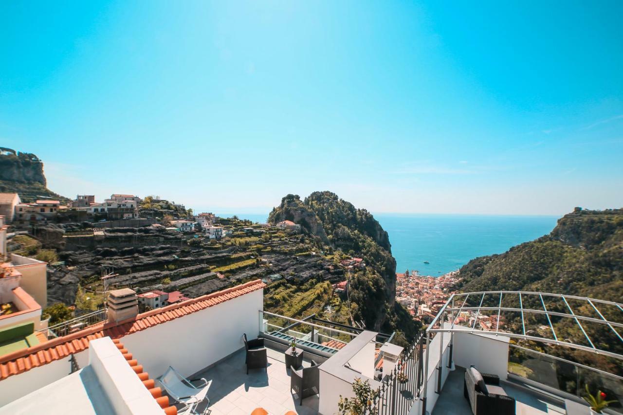 Villa Admiring Amalfi Scala Esterno foto